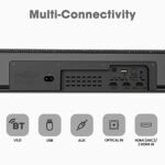 Zebronics Zeb-Juke BAR 3850 PRO Dolby Atmos soundbar with 170W RMS Output, 4K HDR passthrough Using Dual HDMI in Ports, HDMI ARC, Optical in - Image 5