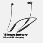 GOVO GOKIXX 620 Bluetooth Wireless Neckband in Ear Earphone - 20H Playtime, HD Mic, 10mm Drivers, Magnetic Earbuds, Lightweight & Comfortable (Platinu Total - Image 4