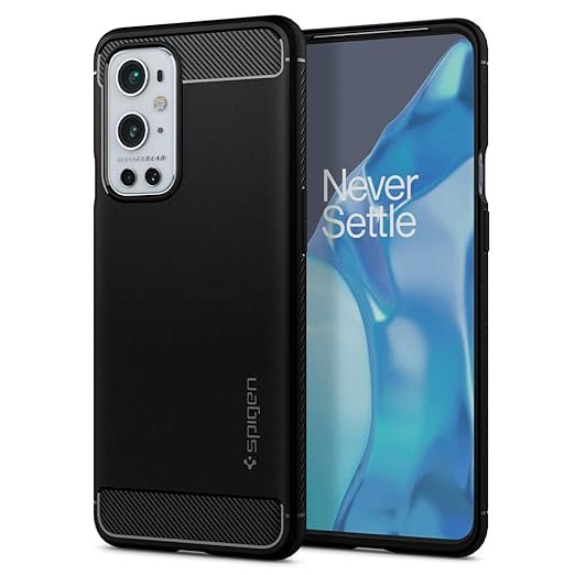 Spigen - Rougged Armor (Matte black) for Oneplus 9 Pro 5G