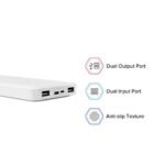 Redmi 10000mAh Lithium Polymer Power Bank with 10 Watt Fast Charging, (White) - Image 3