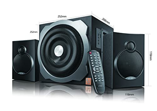 F&D A521X 52 Watt 2.1 Channel Wireless Bluetooth Multimedia Speaker