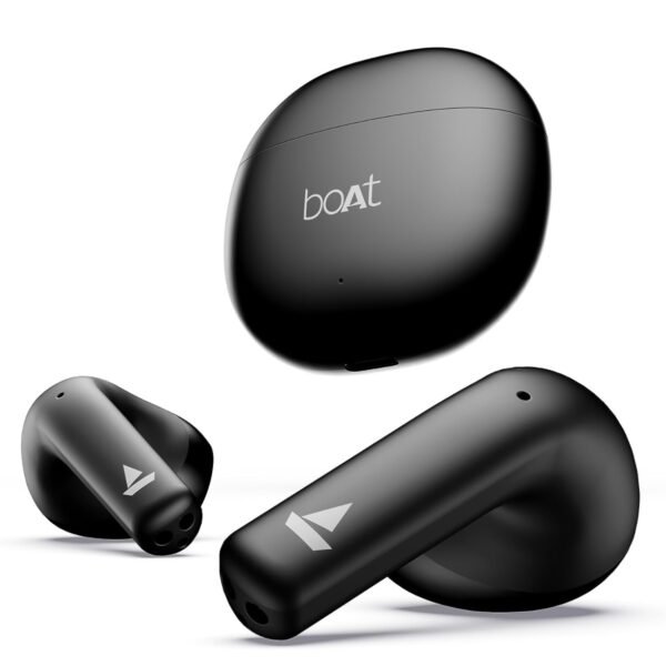 boAt Airdopes Atom 81 TWS in ear Earbuds with Upto 50H Playtime, Quad Mics Enx Tech, 13MM Drivers,Super Low Latency(50ms)