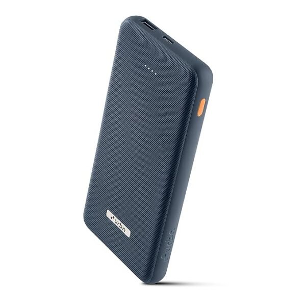 URBN Ultra Slim Power Bank 10000mAh Lithium Polymer with Dual Port & Type C - Purple | BIS Certified, 12W Output, 4-Layer Protection