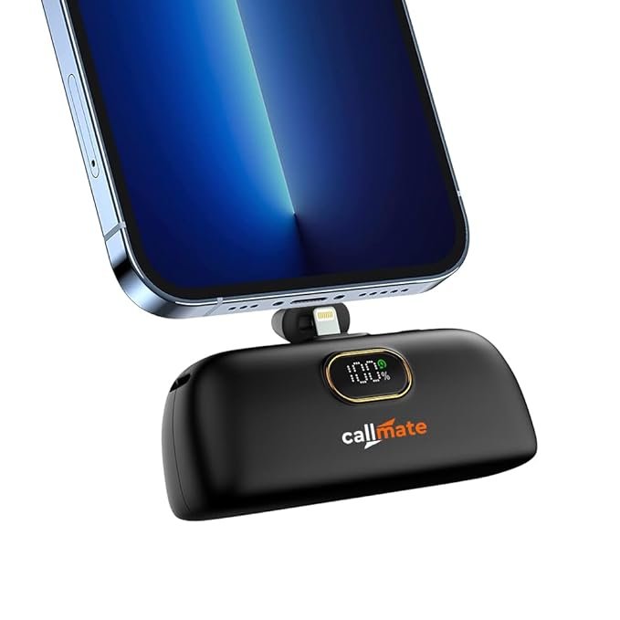 CALLMATE Power nugget 5000mAh 23w Fast Charging Power Bank Lightning Connector