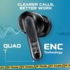 Fastrack Fpods FX101|BT5.4 TWS Earbuds, 40Hrs Playtime, Quad mic ENC for Crystal Clear - Image 3