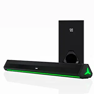 GOVO GOSURROUND 900 2.1 Channel Home Theatre 160W Soundbar, Wired Subwoofer, Multiple Connectivity & Equalizer Modes and Sleek Finish with LED Dispola