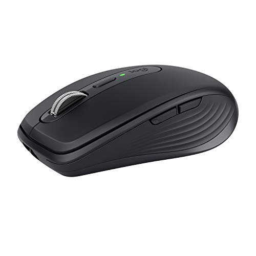 Logitech MX Anywhere 3 Compact Performance Mouse ? Wireless, Magnetic Scrolling, Ergonomic, 4000DPI Sensor, Custom Buttons, USB-C, Bluetooth, Apple Ma