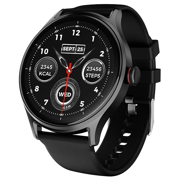 boAt Lunar Mirage (active black) w/ 3.86 cm(1.52'') HD Display & Advanced Bluetooth Calling Smartwatch