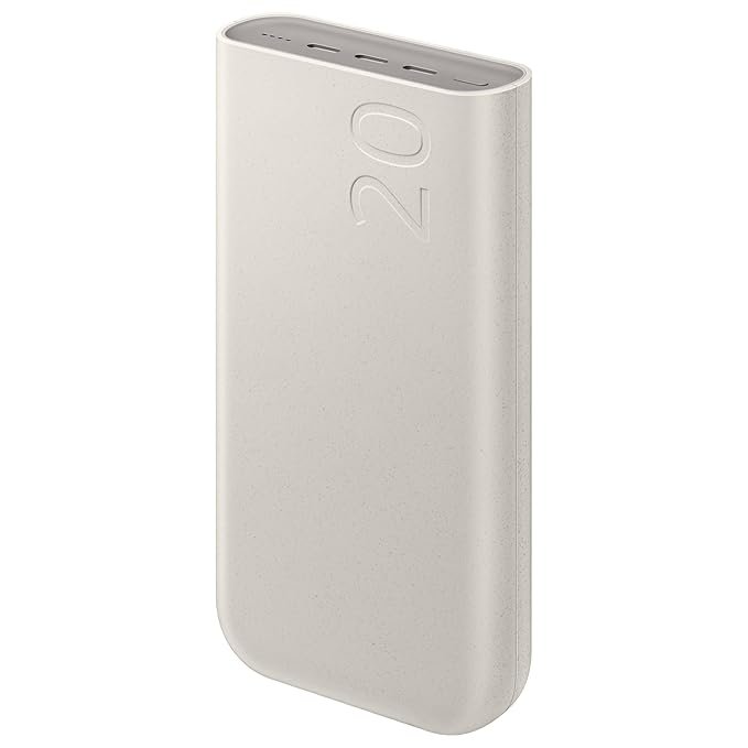 Samsung Galaxy 20000mAh Power Bank, Battery Pack, Gray