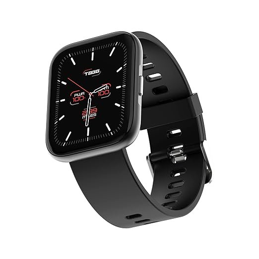 TAGG Verve MAX Smartwatch 1.78'' Large Hi-Res Display Waterproof || Heart-Rate, Blood Oxygen & BP Monitor || in-App GPS, Calculator and Games ||