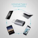 Mivi OAC2AMN Type-C to Micro USB OTG Adapter - (Space Grey) - Image 2