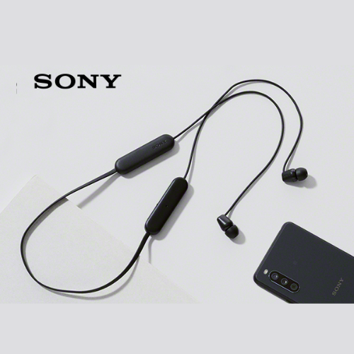 Sony WI-C100 Wireless Headphones with 25 Hrs Battery, Quick Charge, DSEE-Upscale, Splash Proof (IPX4), 360RA, Clear Bass, Fast Pair, in-Ear