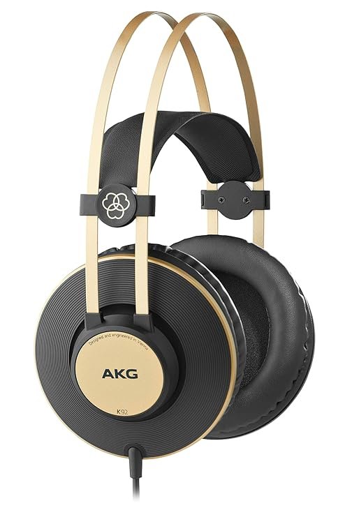 AKG K92 by harman Closed Back Headphones,Wired,Black