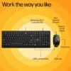 HP KM 180 Wired Mouse and Keyboard Combo, USB Plug-and-Play, 1200 dpi - Image 3