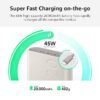 Samsung Galaxy 20000mAh Power Bank, Battery Pack, Gray - Image 3