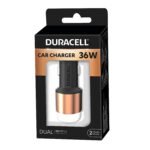 Duracell 36W Fast Car Charger Adapter with Dual USB Port. Qualcomm Certified 3.0, Quick Charge. Compatible with iPhone, All Smartphones, Tablets & Mor Total - Image 2