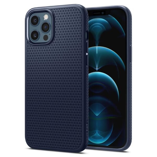 Spigen - liquid Air (Navy Blue) for iPhone 12 Pro