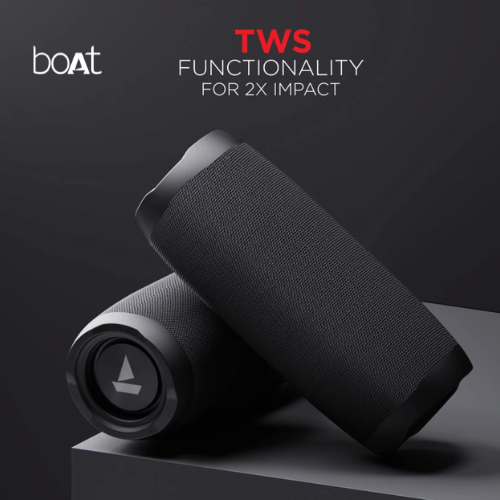 boAt Stone 620 Bluetooth Speaker with 12W RMS Stereo Sound, 10HRS Playtime, TWS Feature, IPX4