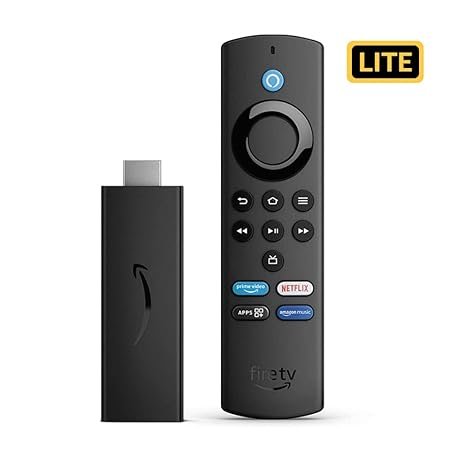 Amazon Fire TV Stick Lite with all-new Alexa Voice Remote Lite HD streaming device | Now with App controls