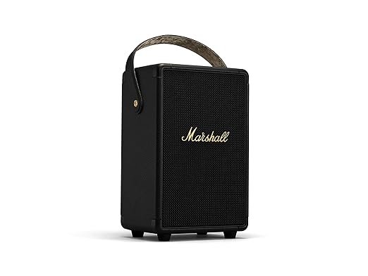 Marshall Tufton Portable Bluetooth Speaker with 20+ Hours of Portable Playtime, (360° Sound), Water-Resistant