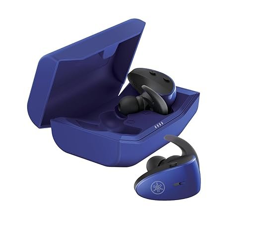 Yamaha Audio TW-ES5A True Wireless Sports in Ear Earbuds | True Sound, Bluetooth, aptX Adaptive, Secure Fit