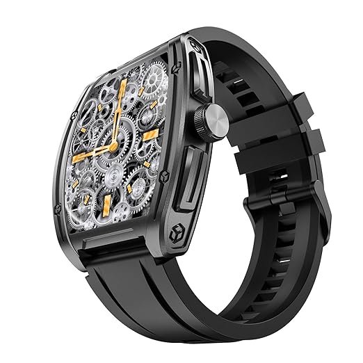 CELLECOR E6 Swift 1.72" Ultra HD Display Smartwatch with 850 NITS | Metal Ciga Design | Heart Rate | SpO2